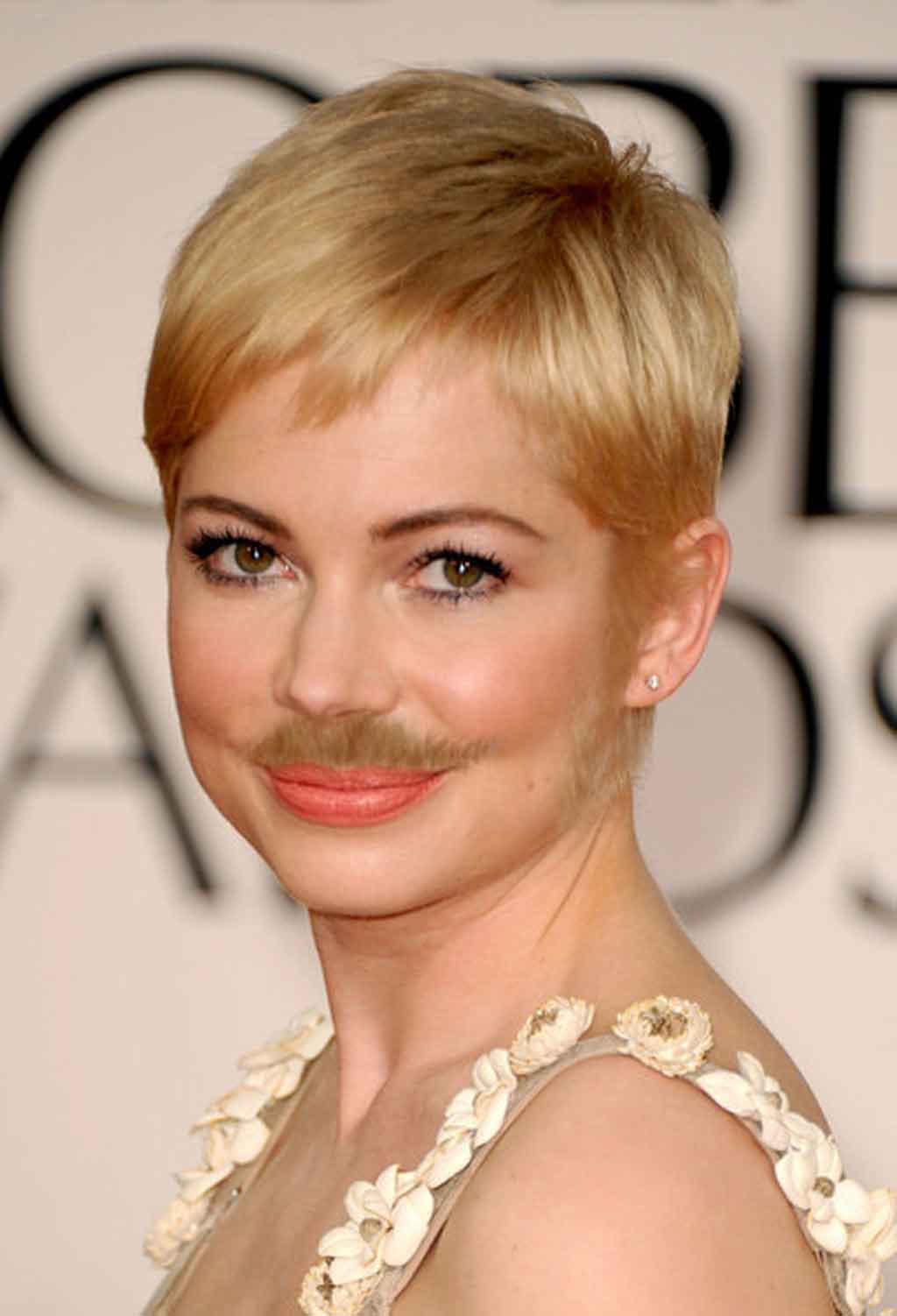 Hollywood Actresses with mustaches