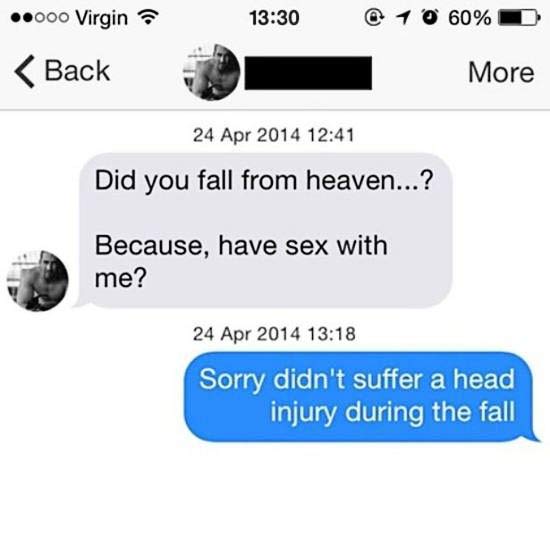 Epic Messages Sent On Tinder