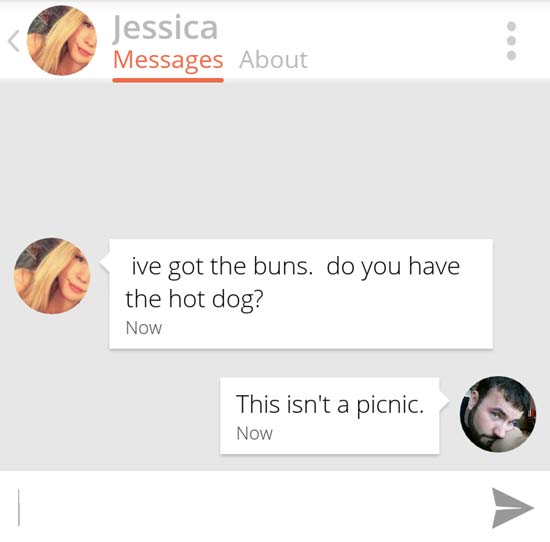 Epic Messages Sent On Tinder