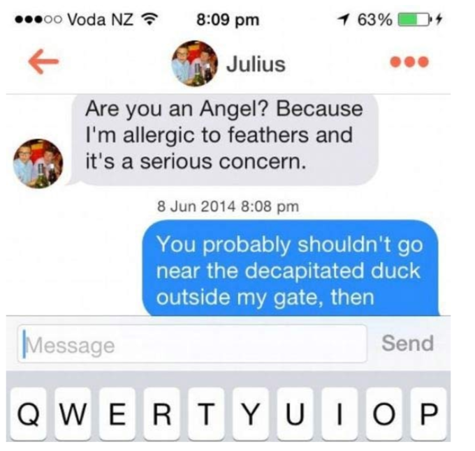 Epic Messages Sent On Tinder