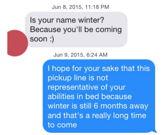 Epic Messages Sent On Tinder