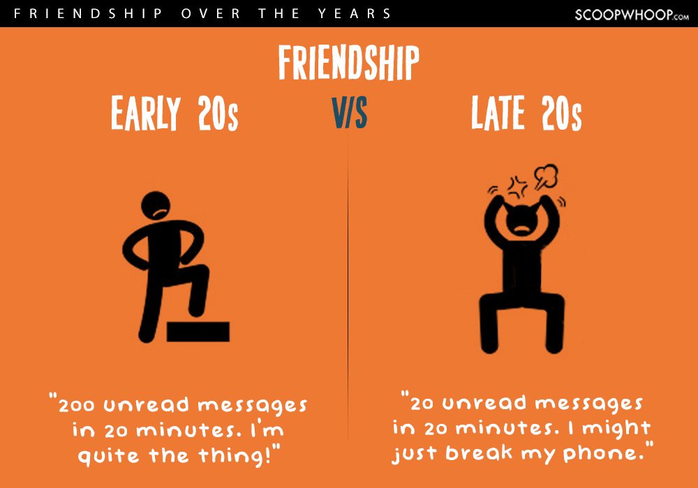 early twenties vs late twenties friendships 11
