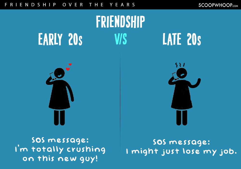 early twenties vs late twenties friendships 13