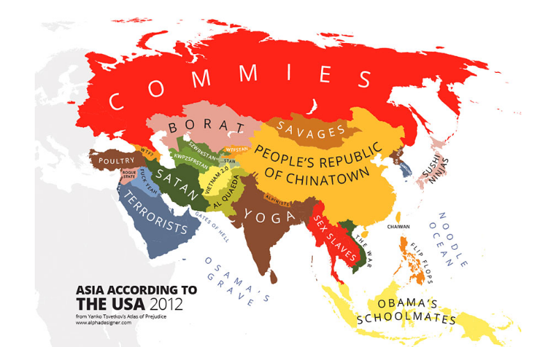 35 Funny World Maps School Never Taught You « Reader's Cave