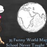 funny world maps cover
