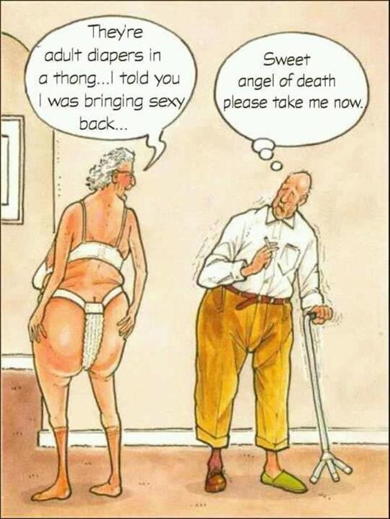 real life oldage comics