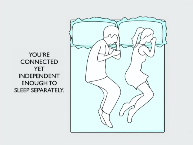 sleeping position say about your relationship 1