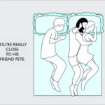sleeping position say about your relationship cover