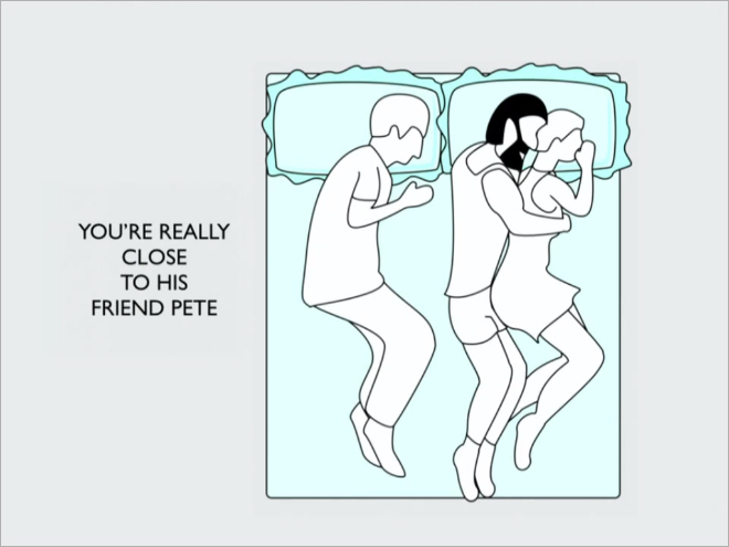 sleeping position say about your relationship 3