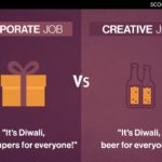 corporate vs creative jobs