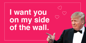 donald trump valentine day cards cover