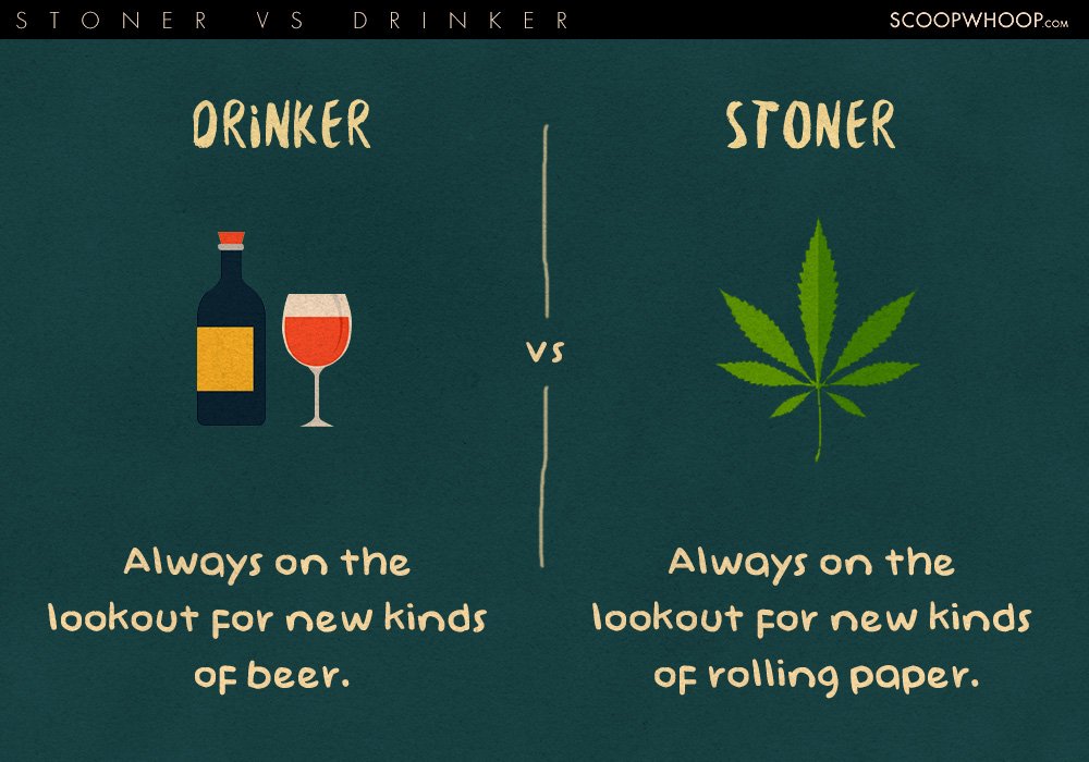 Alcoholic pothead vs What's Worse