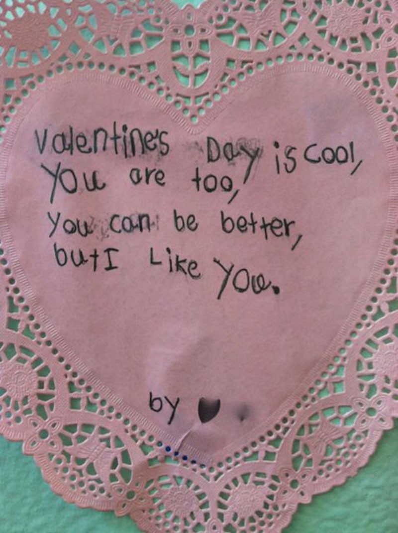 honest valentine cards
