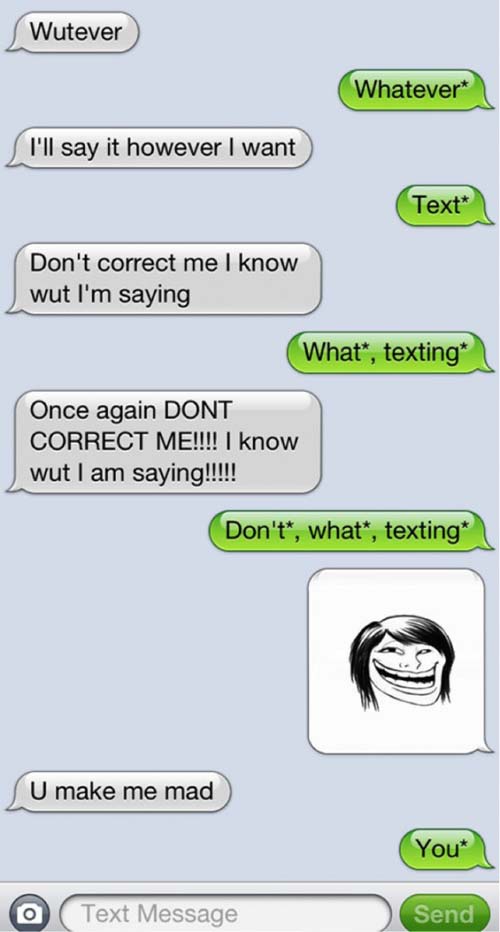 sarcastic texts