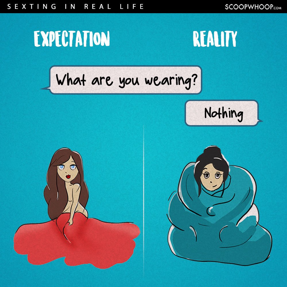 15 Hilarious Illustrations Show How Sexting Actually Works In Real Life