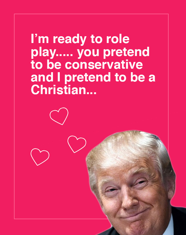 trump valentine cards