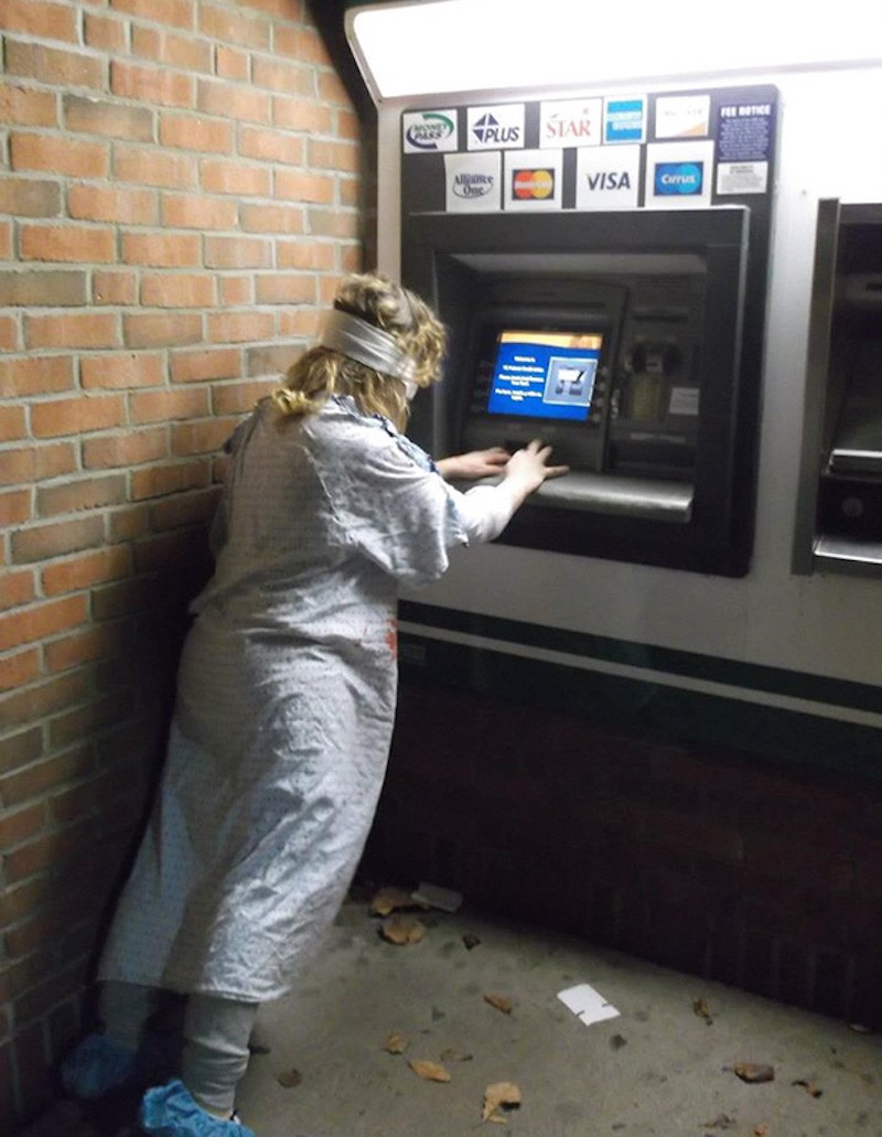 withdrawing cash