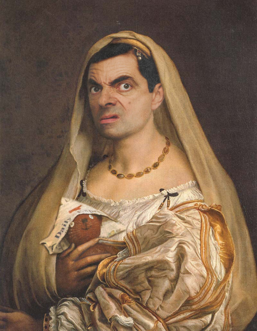 mr. bean photoshopped