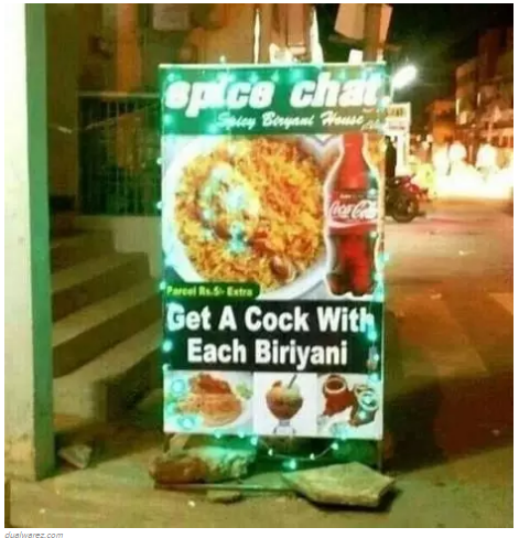 crazy indian signs