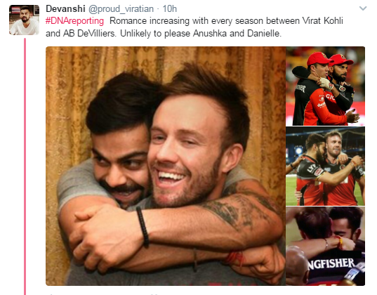 dna reporting kohli caught gazing