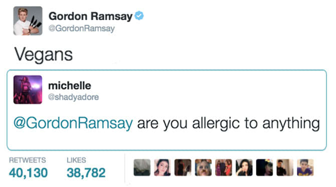 funny gordon ramsay tweets