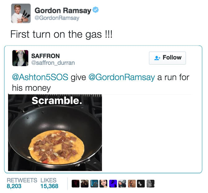 funny gordon ramsay tweets