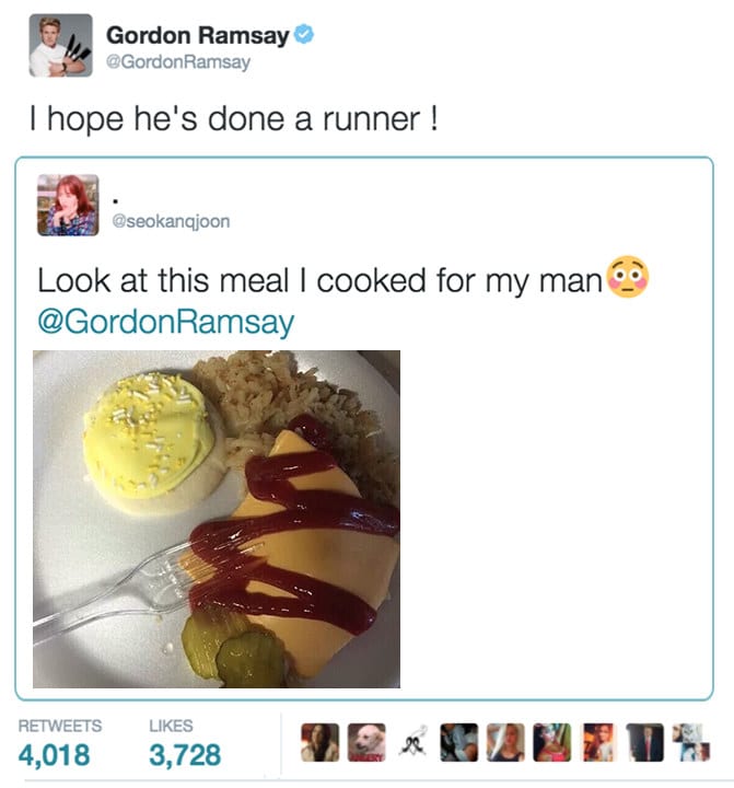 funny gordon ramsay tweets