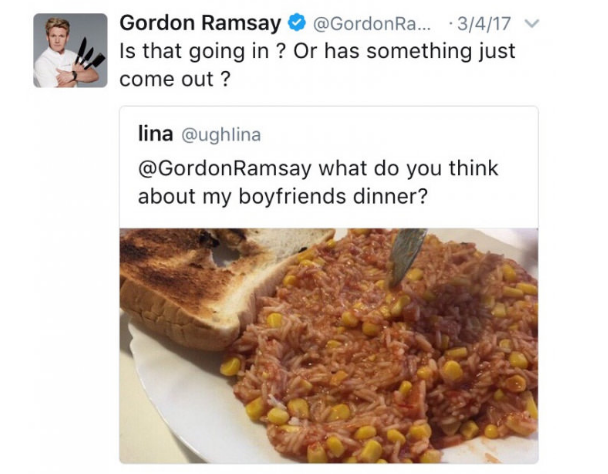 funny gordon ramsay tweets