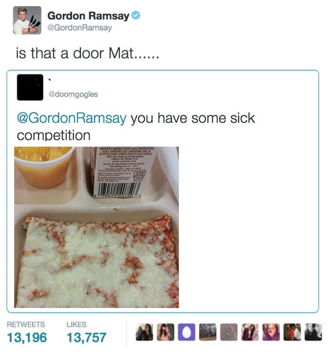 funny gordon ramsay tweets