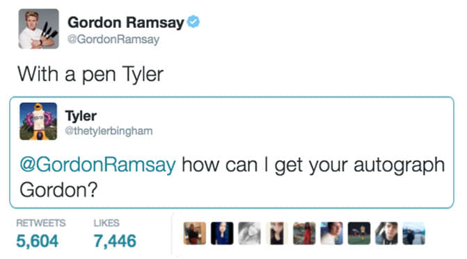 funny gordon ramsay tweets