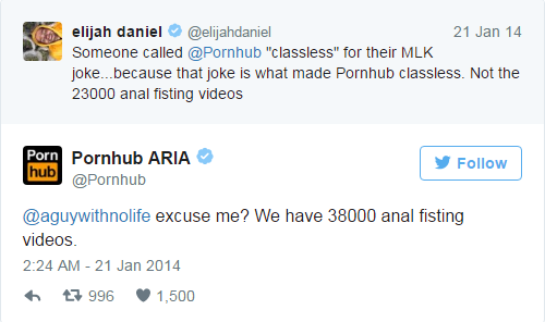 funny pornhub tweets