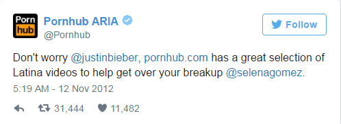 funny pornhub tweets