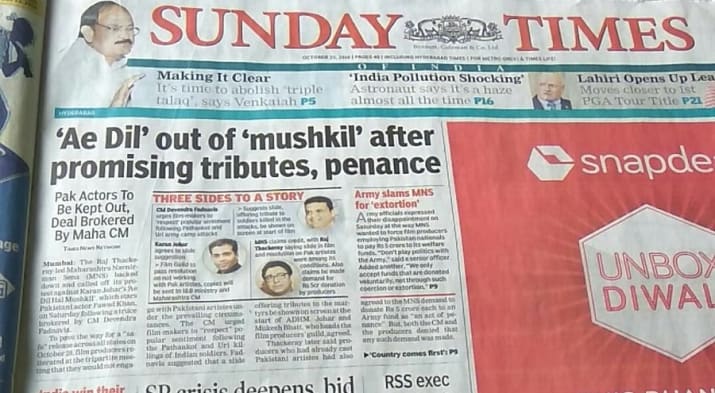 funny times of india headline