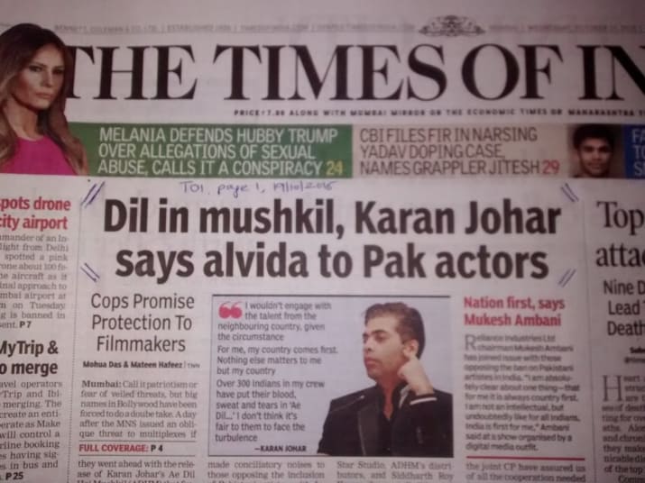 funny times of india headline