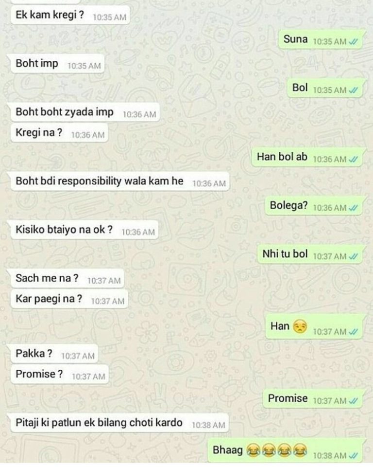 funny whatsapp chat