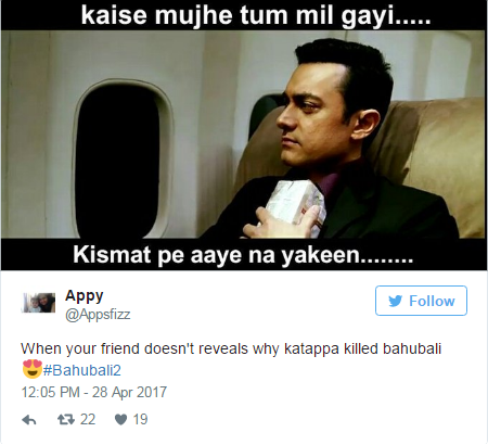 kattappa killed baahubali