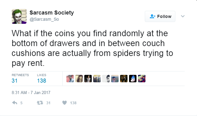 sarcasm society tweets