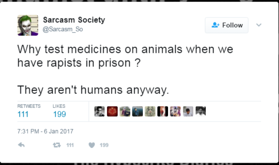 sarcasm society tweets