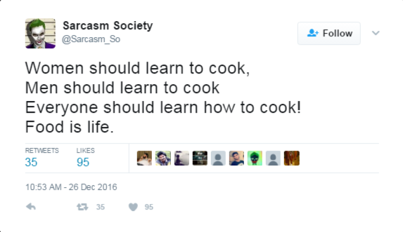 sarcasm society tweets