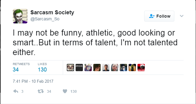 sarcasm society tweets