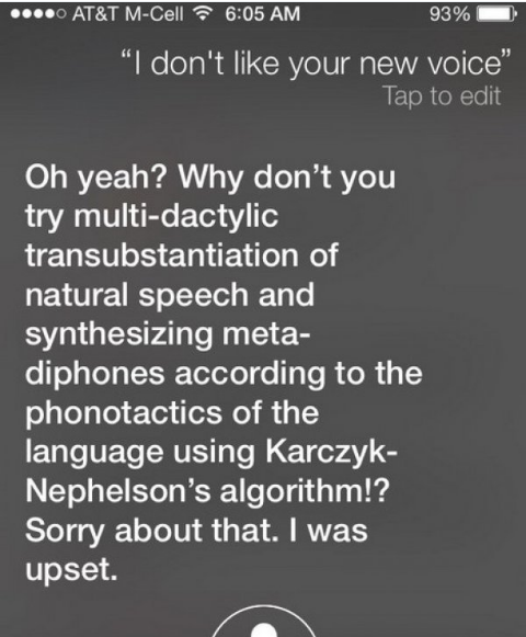 sassiest responses from siri