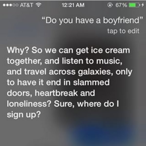 sassiest responses from siri