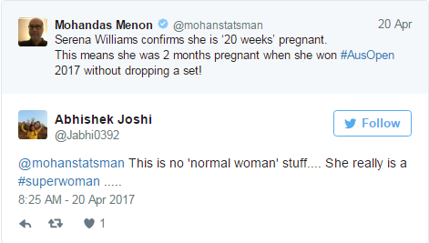 serena williams pregnant reactions