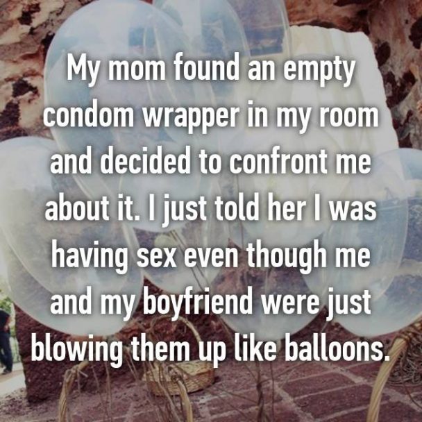 shocking condom confessions