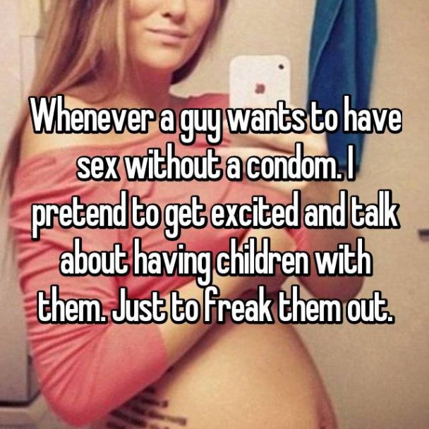 shocking condom confessions