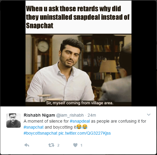 snapchat snapdeal