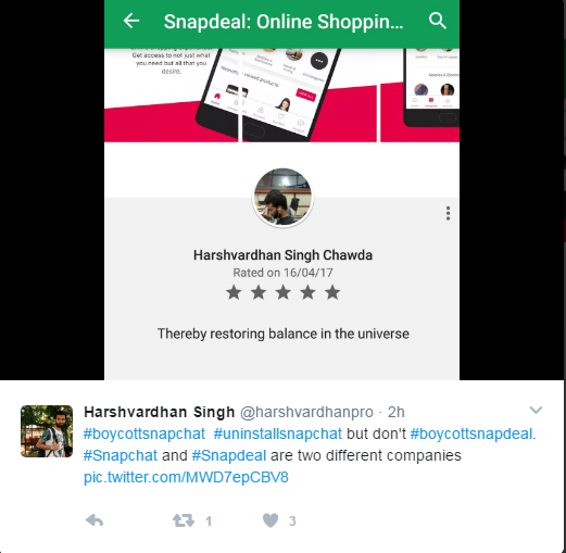 snapchat snapdeal