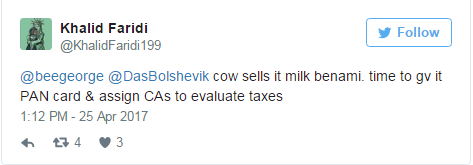 twitter reacts on adhaar for cattle