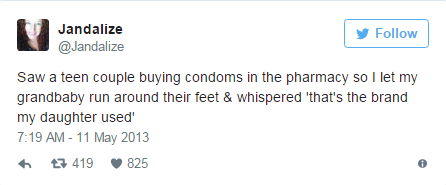 condoms tweets