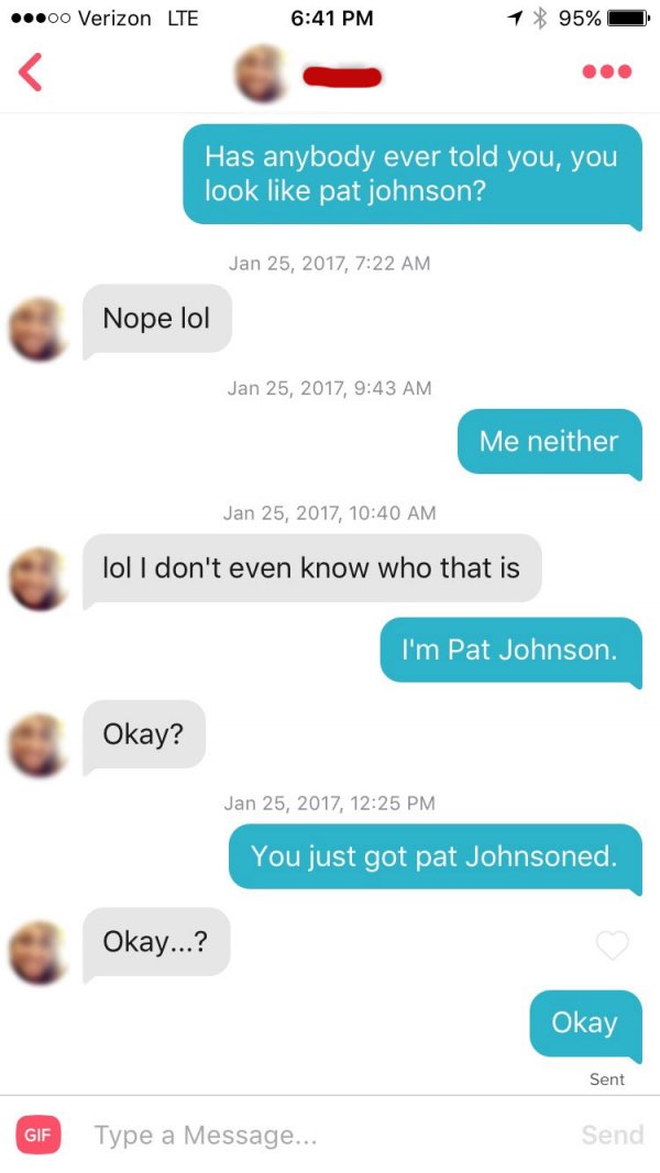 funny tinder interactions